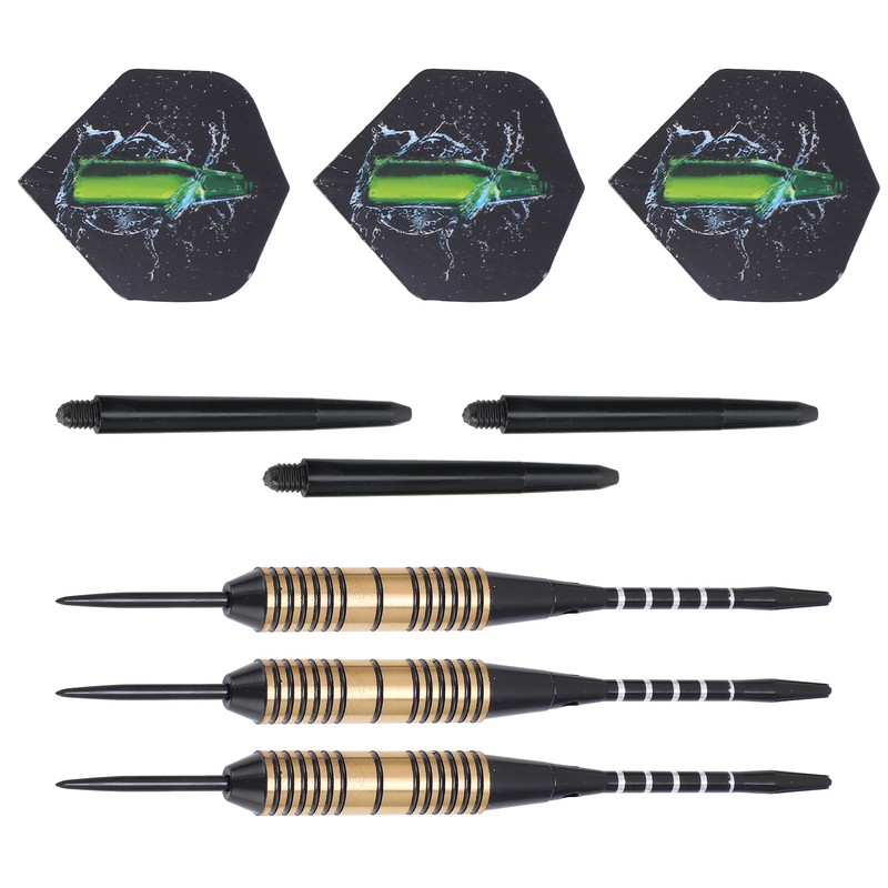 3Pcs Professional Dart Flights Set 26g Steel Tip Darts with