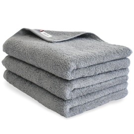 ORI365 Big Face Towel, Imabari Towel, 15.7 x 39.4 inches (40 x 100 cm), Premium, Thick, Water Absorbent, Soft, Long, Wrap Around Your Head, Bath Towel, Fluffy, High Quality, Long Lasting, Cotton, Bath