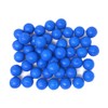 YANKEETRADERS Bright Blue Fruit Flavored Gumballs 1", 2 Pounds Bulk