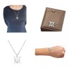 ARTIMATIC Collar + Pulsera One Piece Acero Inoxidable Joyería Anime