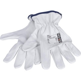HandschuhMan. OX-ON Full Leather Work Gloves Soft Leather Goat Leather Size 7-11 1 Pair (Size 10/XL)
