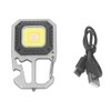 Keychain Work Light USB Charging Portable Pocket LED Flashlight Multifunctional