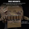 Tactical Helmet Counterbalance Weight Bag NVG Counterweight Pouch with Five