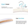 Sukkiri Homu Anti Slip Satin Padded Clothes Hangers for Women