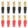 10Pcs 4 Gauge Wire Connectors, 4-Gauge Spade Terminals for Speaker