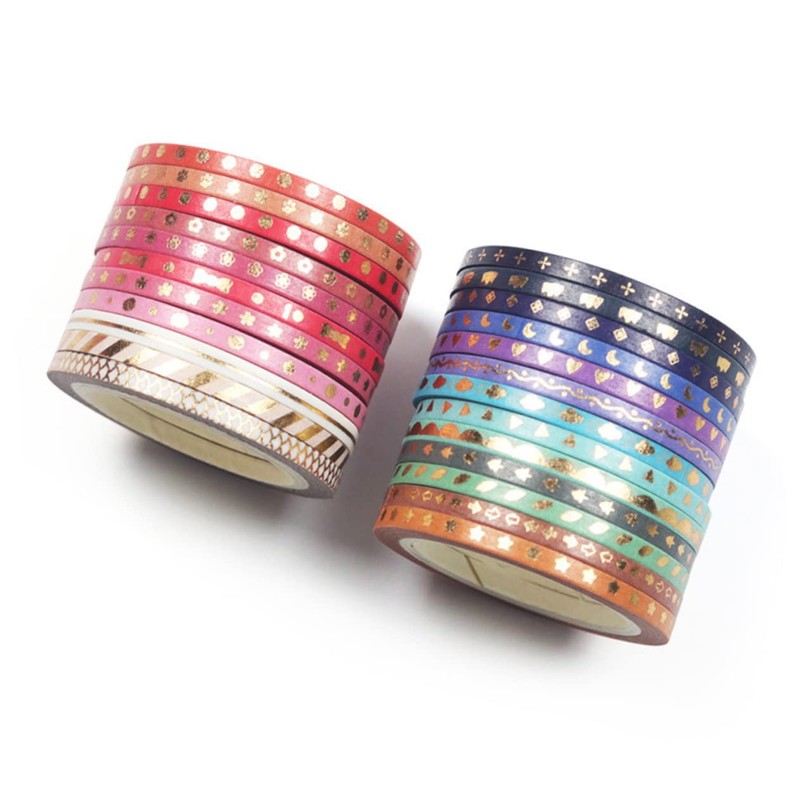 CORHAD 24pcs Decorative Tape Washi Paper Scrapbooking for Boys and