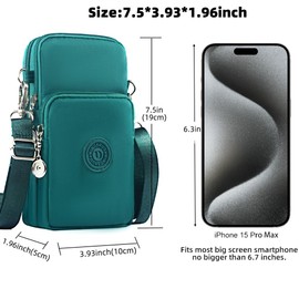 JANKS Small Crossbody Bags for Women Mini Cell Phone Purses Handbag Shoulder Bag, 010 Chrismas Green