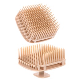 Healeved 2Pcs Scalp Massager Shampoo Brush Ergonomic Design for Hair Growth Scalp Care Soft Bristles Exfoliating Shower Scrubber for Deep Cleaning Relaxation