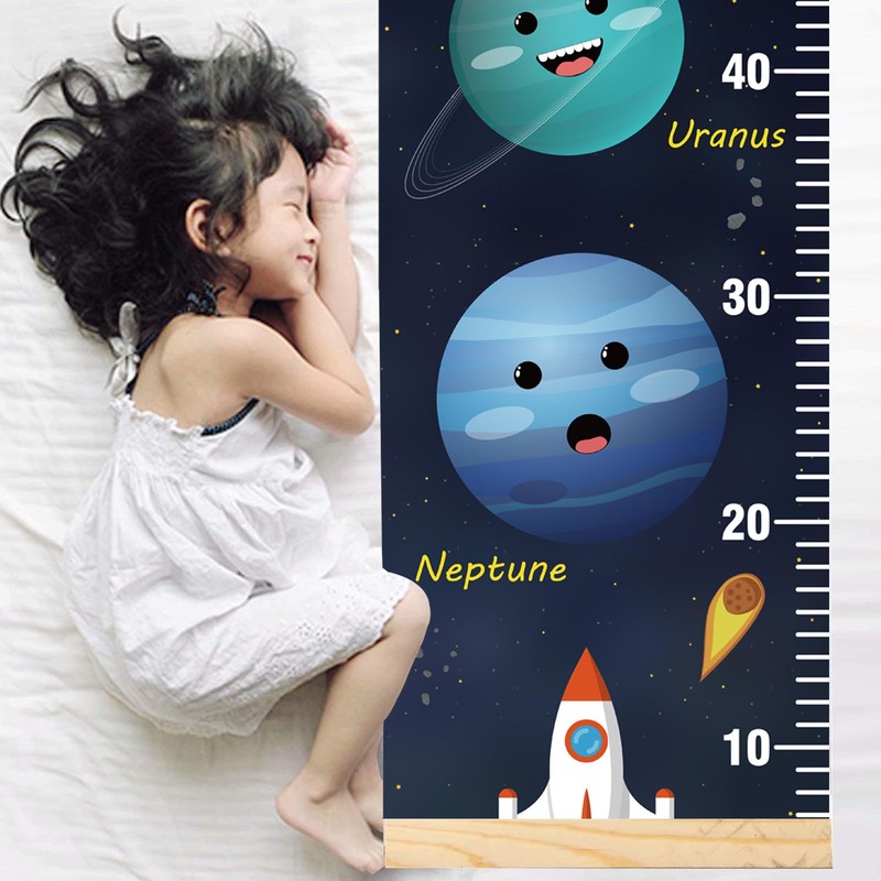 Height Chart for Kids,Baby Height Growth Chart,Wall Hanging Measuring Ruler