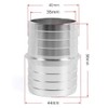 1-1/2" to 1-1/2" Hose Barb Splice Coupler Repair Fitting,Custom Radiator