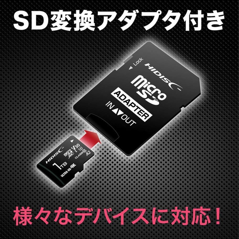 HIDISC Ultra High Speed R170 Series Micro SDXC Card 256GB