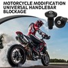 1 Pair Motorcycle Handlebar Weights Universal Handlebar Ends Diameter 22