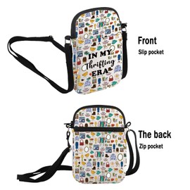 G2TUP Thrift Shop Lover Gift In My Thrifting Era Makeup Bag Mid Century Furniture Cosmetic Bag Thrifter Zipper Travel Pouch (In My Thrifting S)