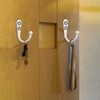 ALLY-MAGIC Coat Hooks, 5 Pcs Single Prong Robe Hooks with