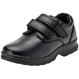 Grosby Boy's Evan 2 School Shoe, Black, UK 11.5/US 12 Little Kid
