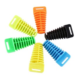 Motorbike Exhaust Bung, Plug Exhaust, Exhaust Silencer Plug Motorcycle Dirt Bike ATV Quad 2 4-Stroke Silencer Pipe Exhaust Muffler Bung Wash Plug (Black)