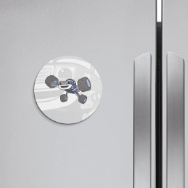 Unbranded Blaze Cartoon Darington | 4'' X 4'' Round Decorative Magnet