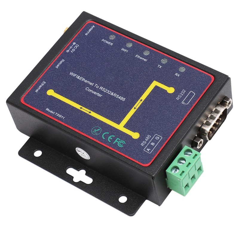 Serial Device Server Converter RJ45 Ethernet WiFi to RS232 RS485