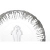 Vetro Felice 349122P Medium Plate Western Tableware Plate, Silver, 8.5
