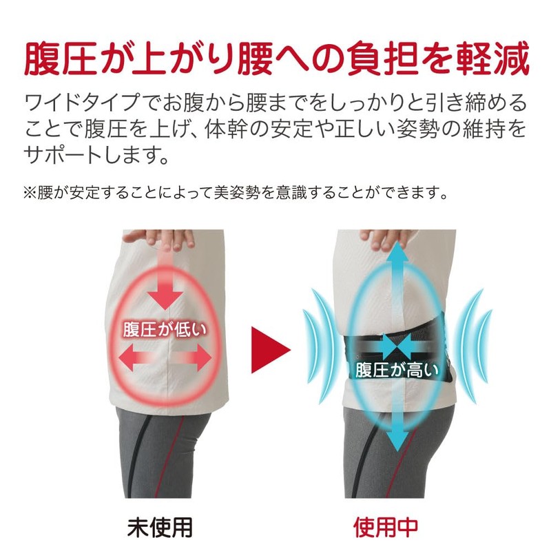 Dr. PRO 98207 Crispy Waist Belt, Wide, L