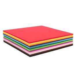 Craft Stiff Felt Squares - 10 x 10 Inch - Premium Colorful Hard Fabric Sheets for Handmade Crafting, Sewing, School DIY Projects, Patchwork, and Embroidery | 36 Pack with 12 Colors - by My Toy House