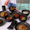 Wheat Straw Dinnerware Sets For 4 (36pc) Unbreakable Dinnerware n