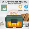 Electric Lunch Box Food Heater: 3.5 Liters Double Layer Heated