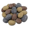 hmleaf HMB 24 Pcs Khaki Stone-Like Ceramic Pebbles for Gas