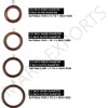 24 Wooden Curtain Rings with Clips – Fits 2.5 Inch