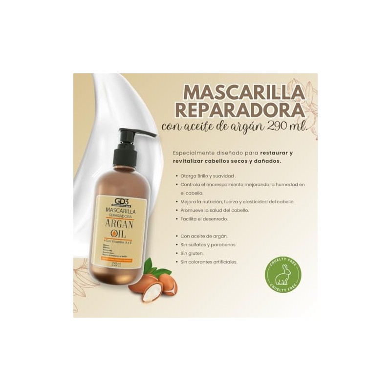 GD3 Mascarilla reparadora 290 ml