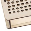 Wooden Leather Craft Tool Holder Leather Tool Organizer Wooden Box