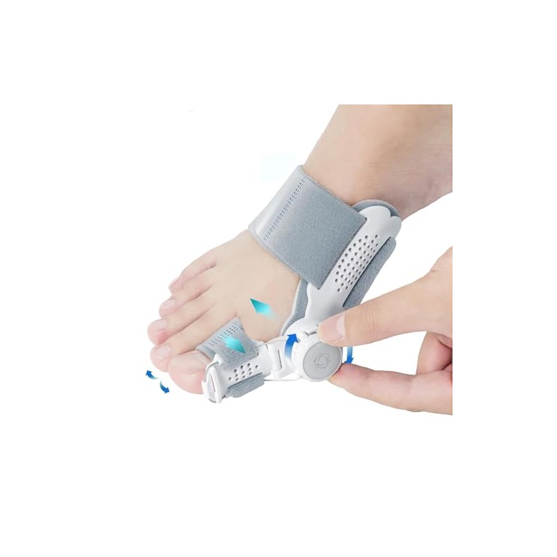 Vervex Corrector de Juanete Ajustable con 2 Protectores de Silicona