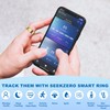 SEEKZERO Smart Ring for Women Men - Titanium Health Fitness