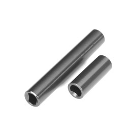 Traxxas TRA9852-GRAY Traxxas TRX-4M Aluminum Center Driveshafts (Dark Titanium) (2)