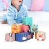 Baby Blocks Soft Silicone Baby Building Blocks Squeeze Toys for