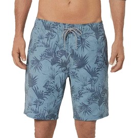 Hang Ten Men's Elastic Boardshort (Captain's Blue, X-Large)