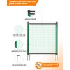 Temporary Fence Gate,3' Height,Garden Fence Mesh Door, Free Open and