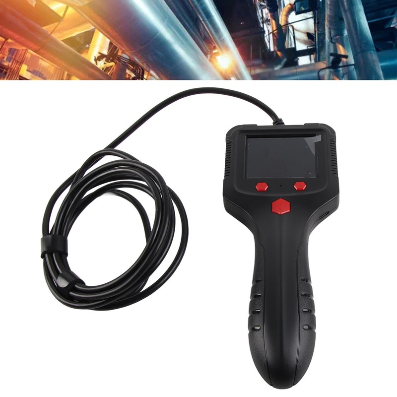 Industrial Endoscope 2.4in HD Screen Handheld ABS Housing Borescope Inspection