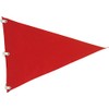Light M-103(010) Plain Triangle Flag Red
