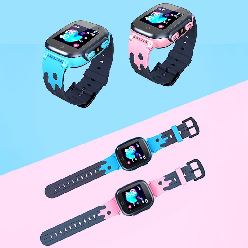 Kids Smartwatch LBS Smart Watch with Flashlights Anti Lost Voice