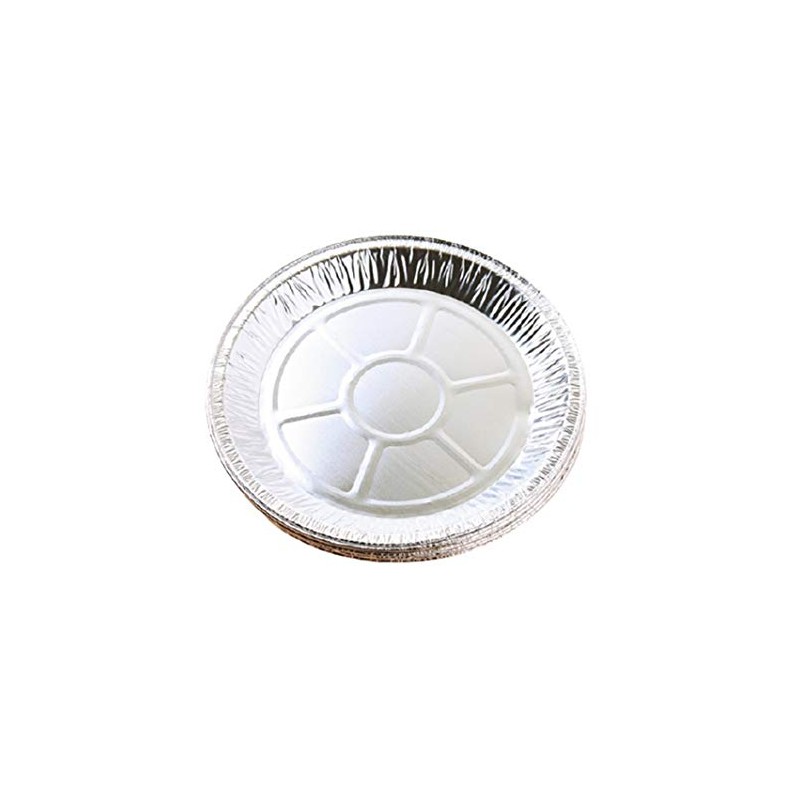 Disposable Paper Plates, Aluminum Plates, Pack of 10, 9.1 inches
