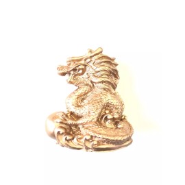 2024 LUCKY CHINESE YEAR OF THE GOLDEN DRAGON STATUE FIGURINE