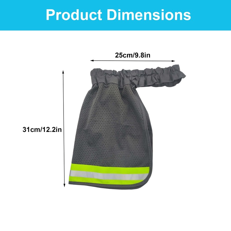 TUKEVA Mesh Hat Cover for Protective Helmet, Reflective Protective Helmet,
