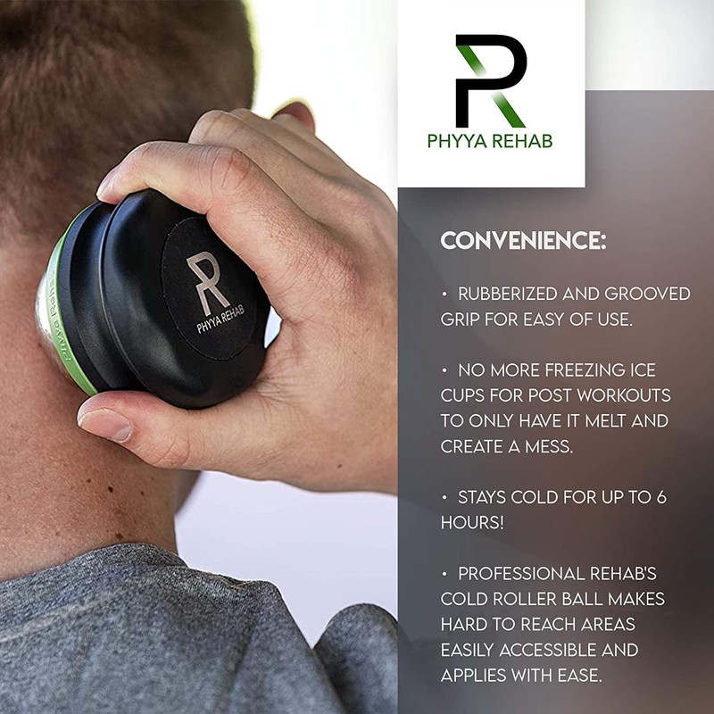 Phyya Rehab - Massage Ice Roller Ball - Roller for