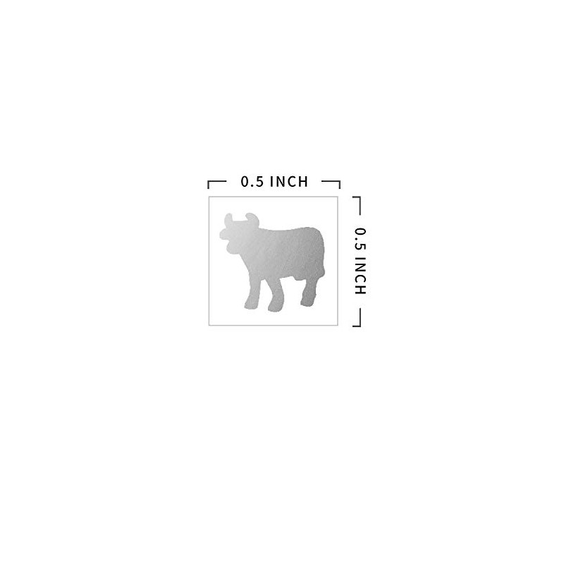 Wedding White Square Meal Choice Stickers for Party Indicator Place