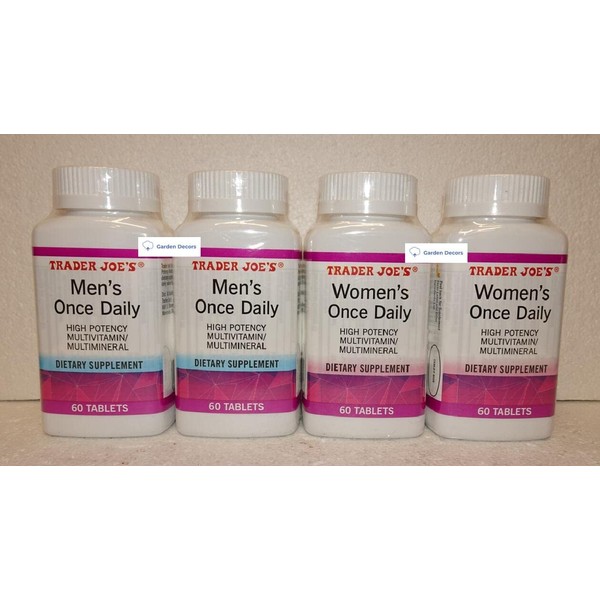 Trader Joe’s Men & Women’s Once Daily High Potency Multivitamin/Multimineral