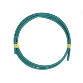 Heat Shrink Tube, Inner Diameter 0.08 inch (2 mm), φ0.1 inch (2 mm), Green (Green), 3.3 ft (1 m) Length, Clean Without Printing; Shrink Tube, Insulated, Waterproof, High Flame Retardant, Shrink Tubing