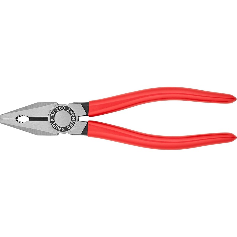 Knipex Combination Pliers black atramentized, plastic coated 200 mm 03