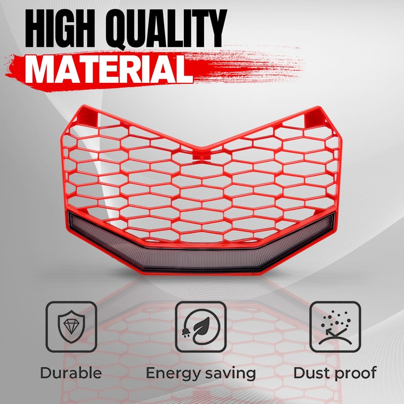A & UTV PRO Front Grille with Integrated LED Light
