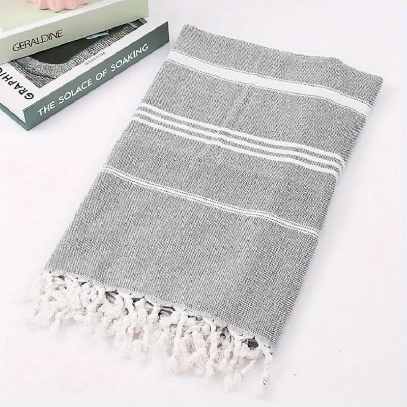 Turkish Beach Towel for Adults – Oversized Quick-Dry Cotton Towel